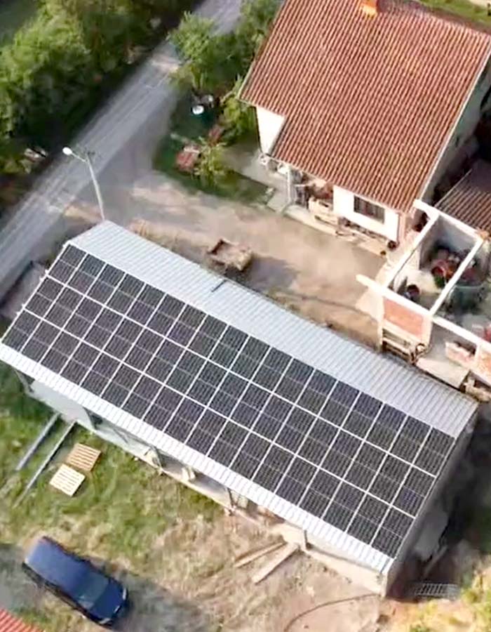 Solarna elektrana na krovu on grid Frutera d.o.o. Brdjani
