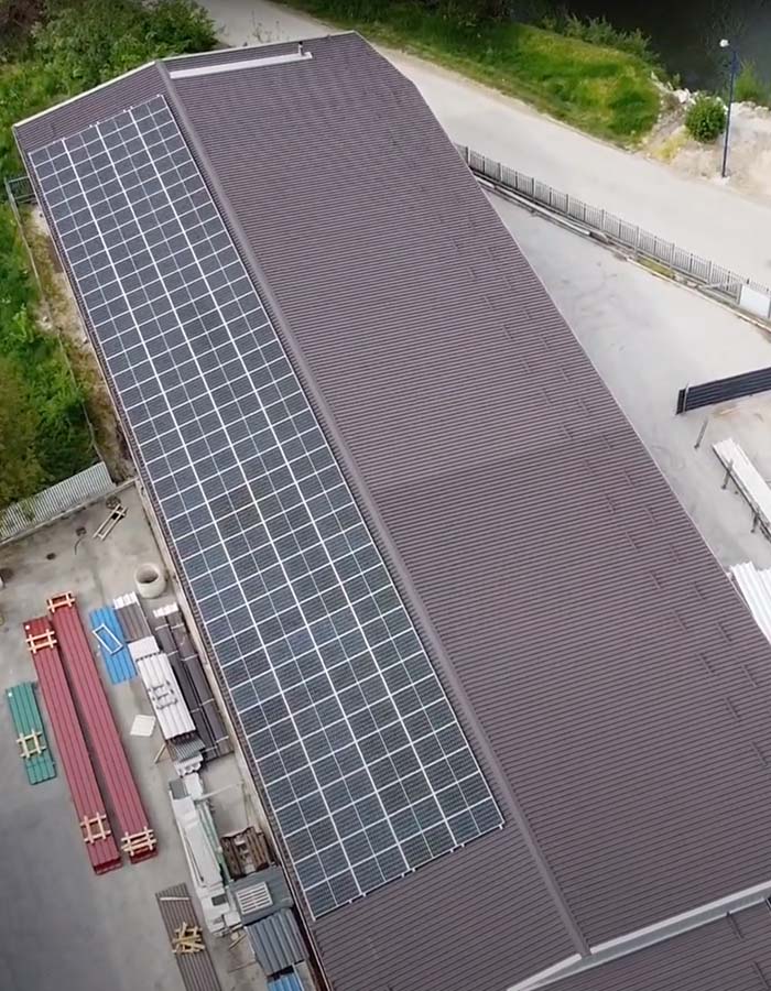 Solarna elektrana na krovu on grid INM d.o.o. Arilje