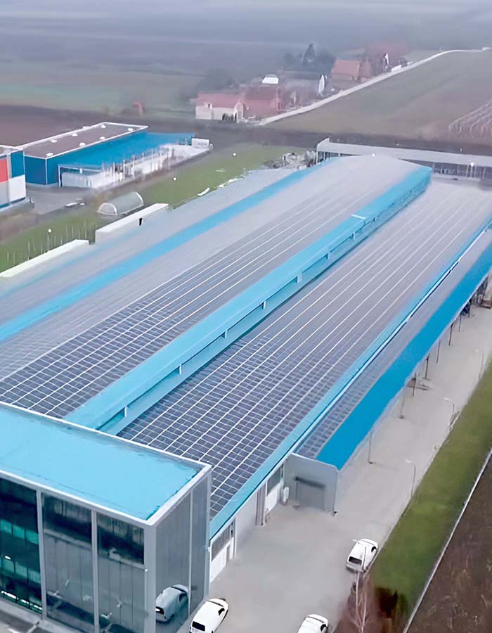 Solarna elektrana na krovu on grid Konkav Konveks Dobanovci