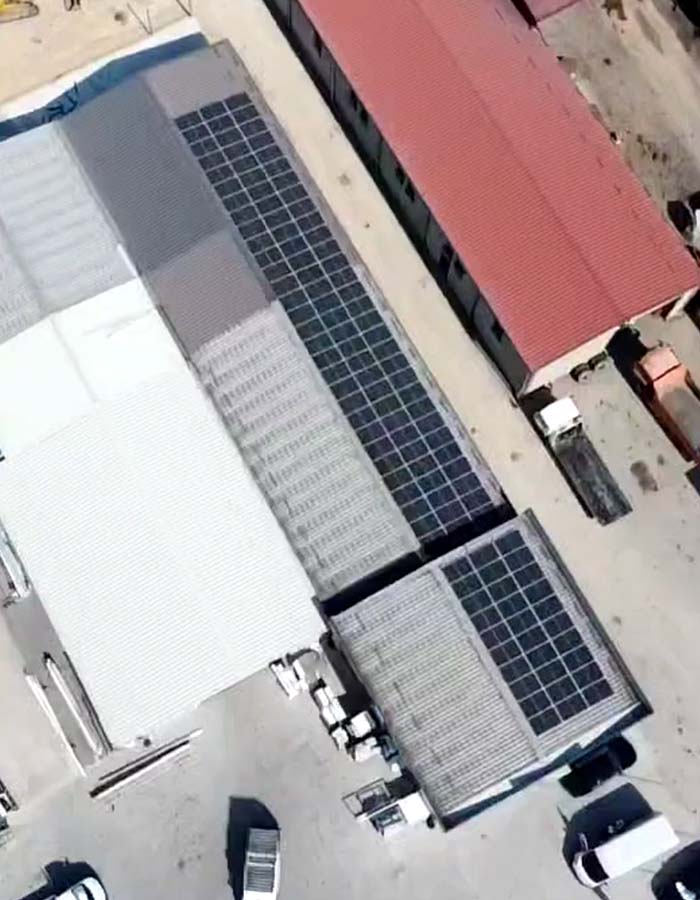 Solarna elektrana na krovu on grid Stakloreklam d.o.o. Lučani