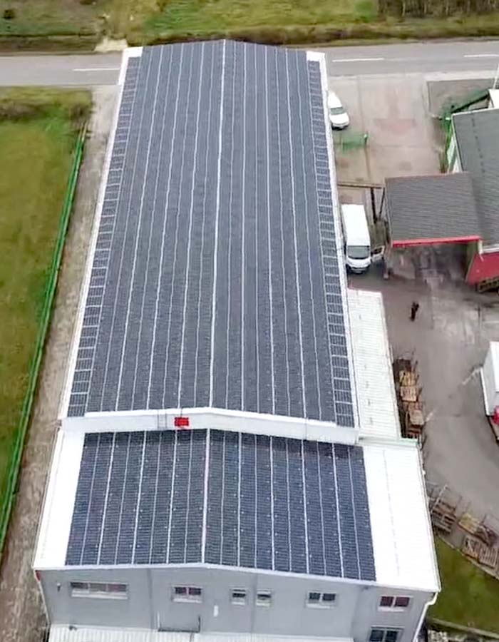 Solarna elektrana na krovu on grid Trgo Agent d.o.o. Užice