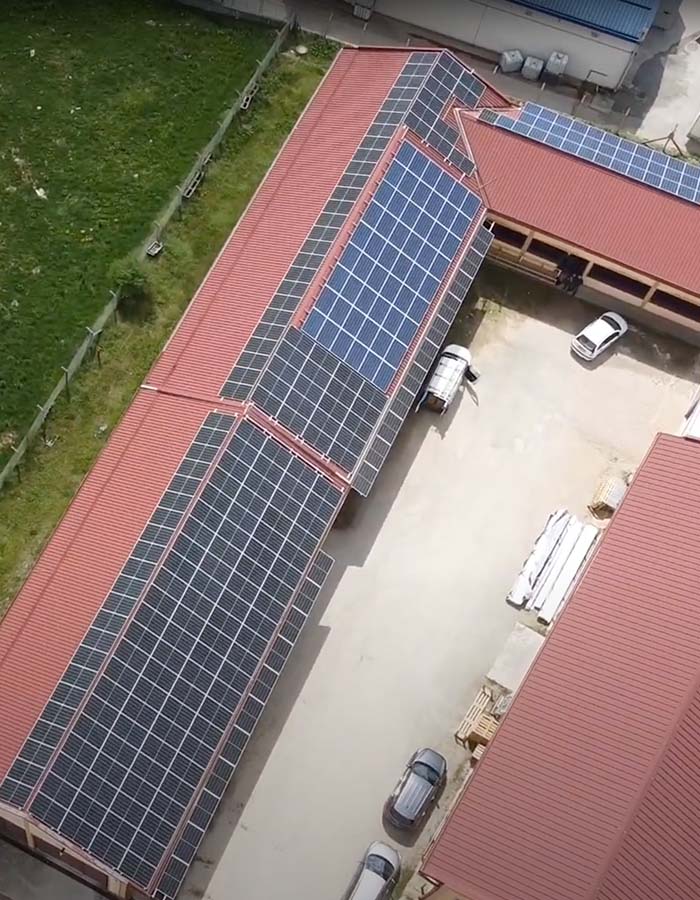 Solarna elektrana na krovu on grid Unic Impex d.o.o. Gornji Milanovac
